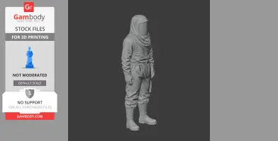 Building Plan - Rust Figurine - Character Figure STL