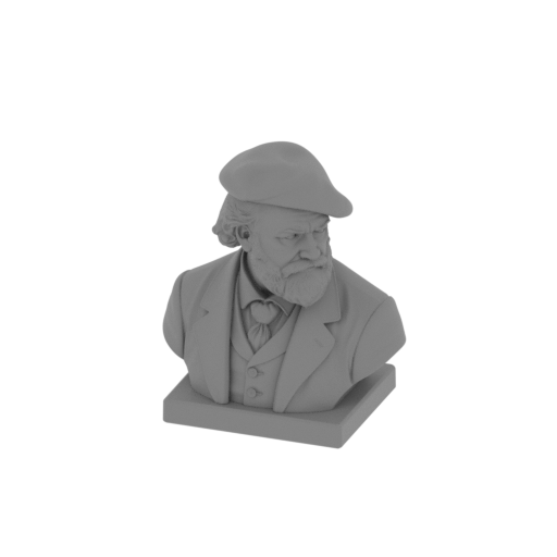 Paul Cezanne Bust.stl