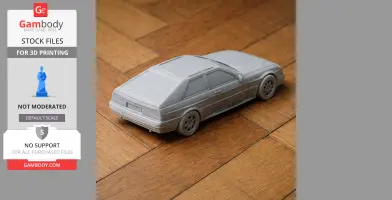 Audi Quattro - Scale Vehicle STL