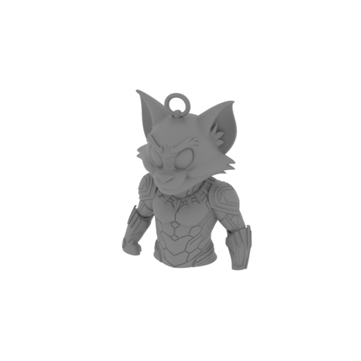 Tom Cat Black Panther Ring Figure.stl