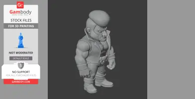 Bull - Brawl Stars Figurine - Character Figure STL