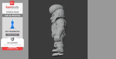 Bull - Brawl Stars Figurine - Character Figure STL