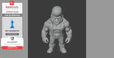 Bull - Brawl Stars Figurine - Character Figure STL