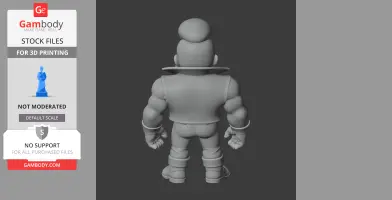 Bull - Brawl Stars Figurine - Character Figure STL