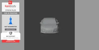 Audi quattro concept - Scale Vehicle STL