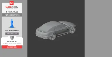 Audi quattro concept - Scale Vehicle STL