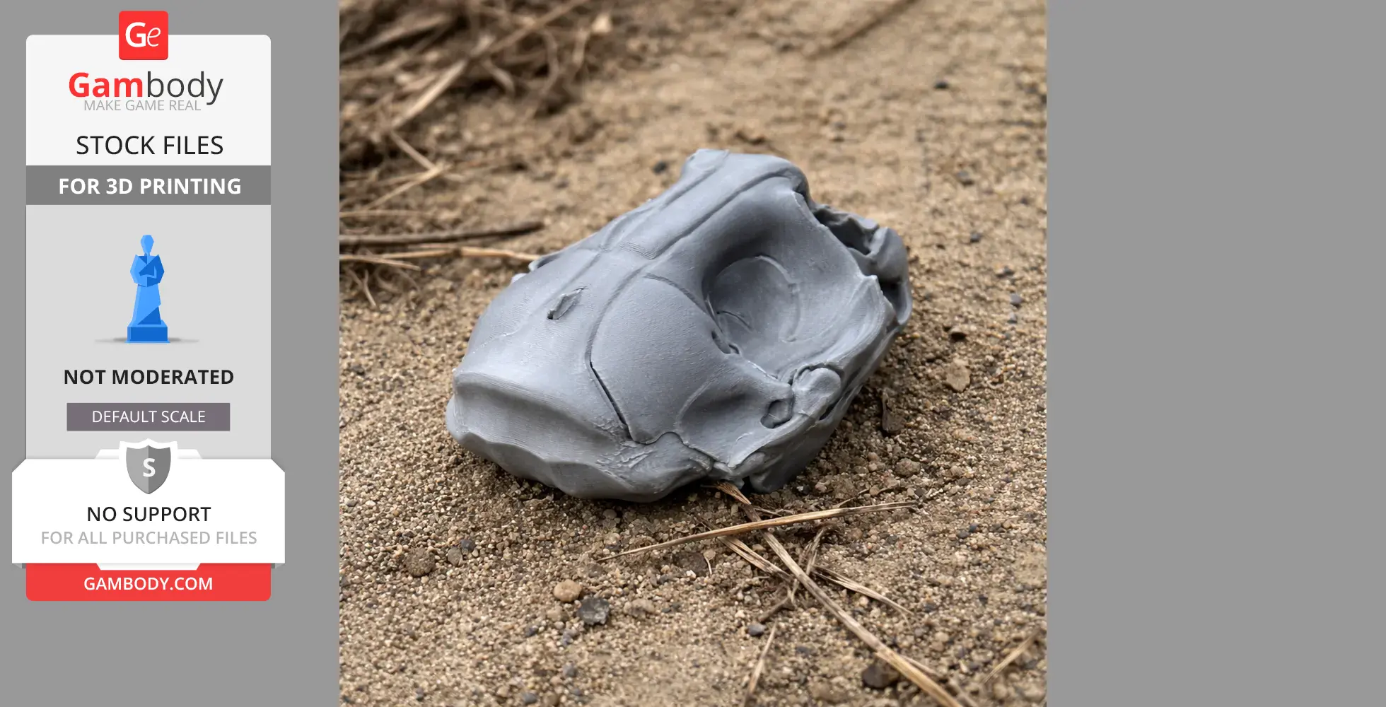 Hooded Seal Skull - Skull Replica STL