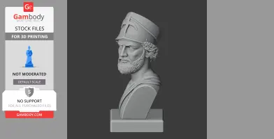 Pericles Bust - Historical Warrior STL