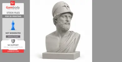 Pericles Bust - Historical Warrior STL