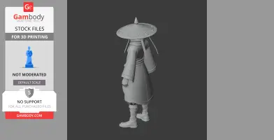 Bushi - Palworld Figurine - Character Figure STL