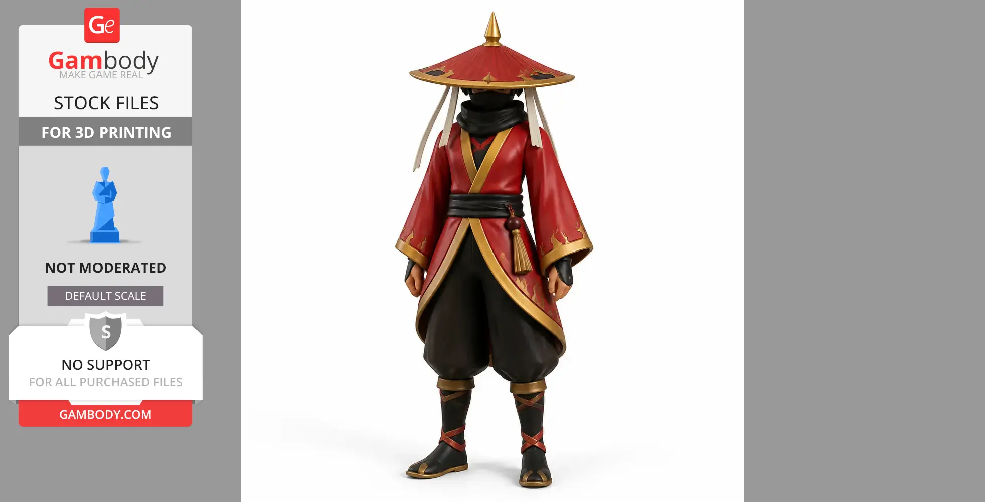 Bushi - Palworld Figurine - Character Figure STL