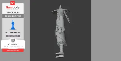 Bushi - Palworld Figurine - Character Figure STL