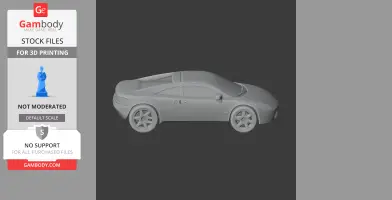 Audi Quattro Spyder Concept - Scale Vehicle STL