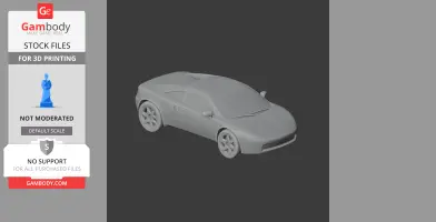 Audi Quattro Spyder Concept - Scale Vehicle STL