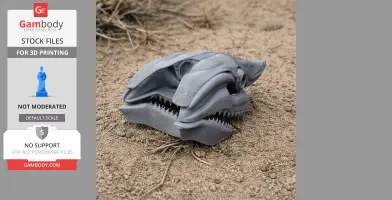 Horn Shark Skull - Skull Replica STL