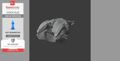 Horn Shark Skull - Skull Replica STL