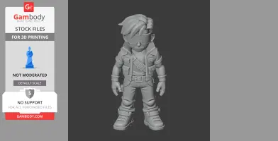 Buster - Brawl Stars Figurine - Character Figure STL