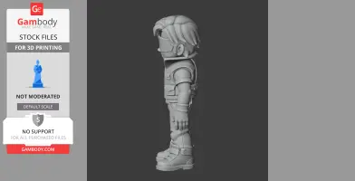 Buster - Brawl Stars Figurine - Character Figure STL