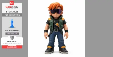 Buster - Brawl Stars Figurine - Character Figure STL
