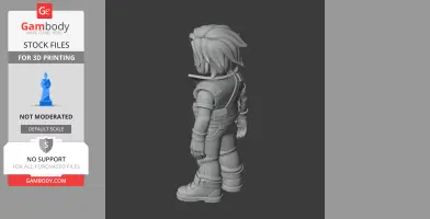 Buster - Brawl Stars Figurine - Character Figure STL
