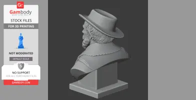 Peter Paul Rubens Bust - Historical Warrior STL