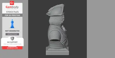 Peter the Great Bust - Historical Warrior STL
