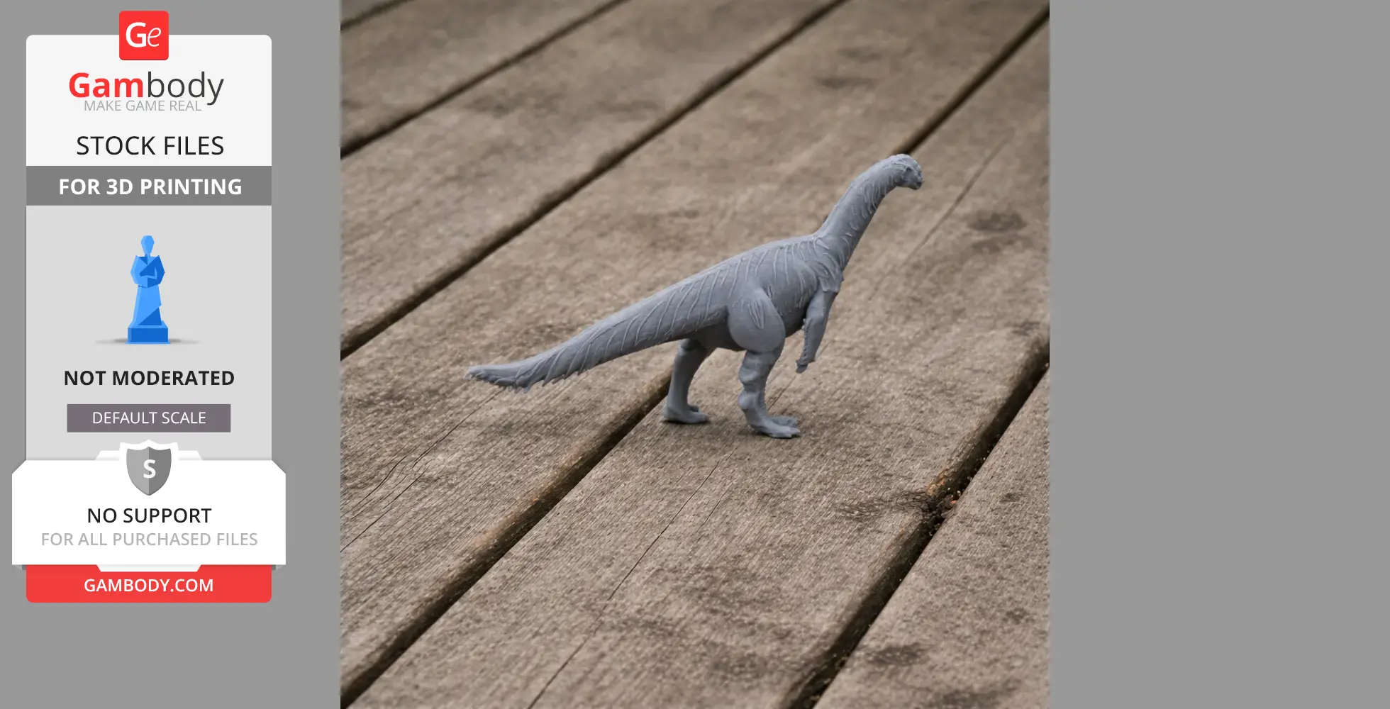 Yunnanosaurus - Prehistoric Animal STL