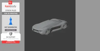 Audi R8 - Scale Vehicle STL