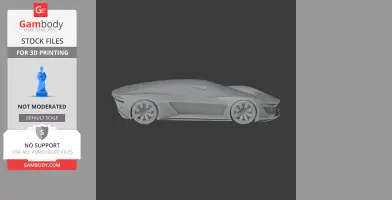 Audi R8 - Scale Vehicle STL