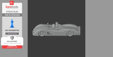 Audi R8 (LMP) - Scale Vehicle STL