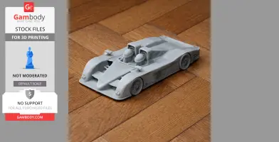 Audi R8 (LMP) - Scale Vehicle STL