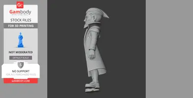 Byron - Brawl Stars Figurine - Character Figure STL