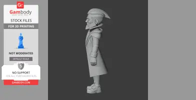 Byron - Brawl Stars Figurine - Character Figure STL