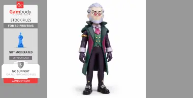 Byron - Brawl Stars Figurine - Character Figure STL