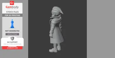 Byron - Brawl Stars Figurine - Character Figure STL