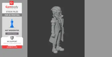 Byron - Brawl Stars Figurine - Character Figure STL