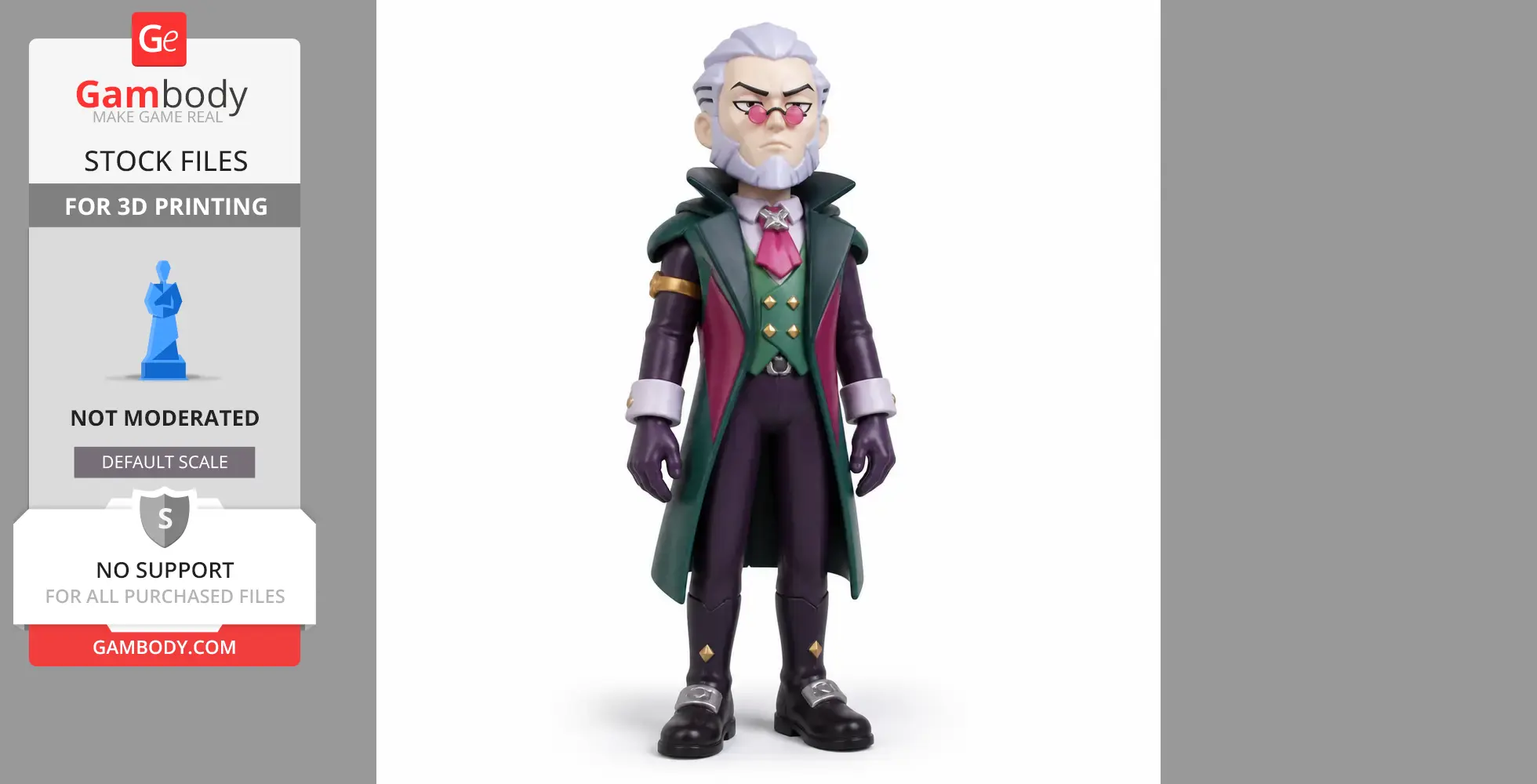 Byron - Brawl Stars Figurine - Character Figure STL