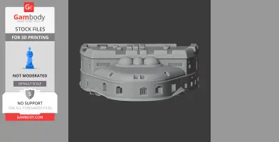 Portland Castle - Architecture STL