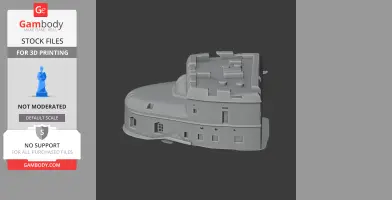 Portland Castle - Architecture STL