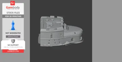 Portland Castle - Architecture STL