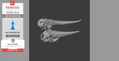 Huia Skull - Skull Replica STL