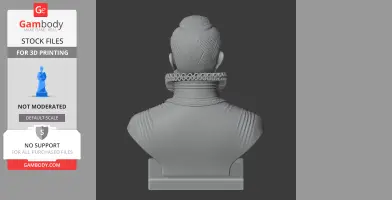 Philip II of Spain Bust - Historical Warrior STL
