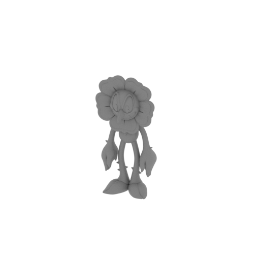 Cagney Carnation - Cuphead Figurine.stl