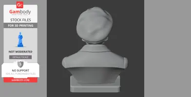 Pierre-Auguste Renoir Bust - Historical Warrior STL
