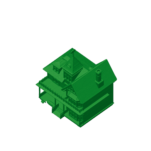 Queen Anne style architecture.3mf