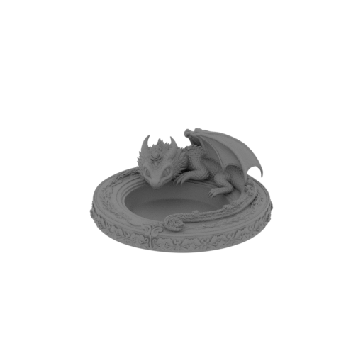 Amethyst Floral Dragon Bowl.stl