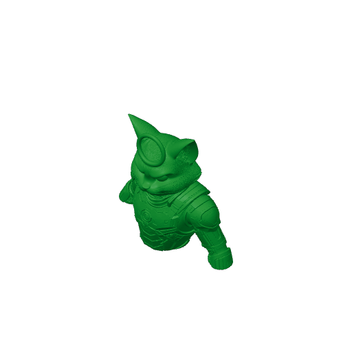 Tom Cat Cyber Ninja Ring Figure.3mf