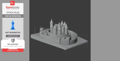 Queenborough Castle - Architecture STL