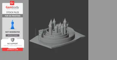 Queenborough Castle - Architecture STL