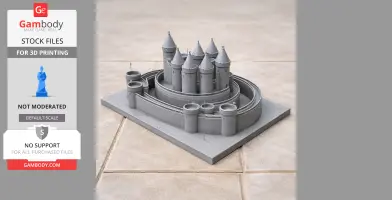 Queenborough Castle - Architecture STL